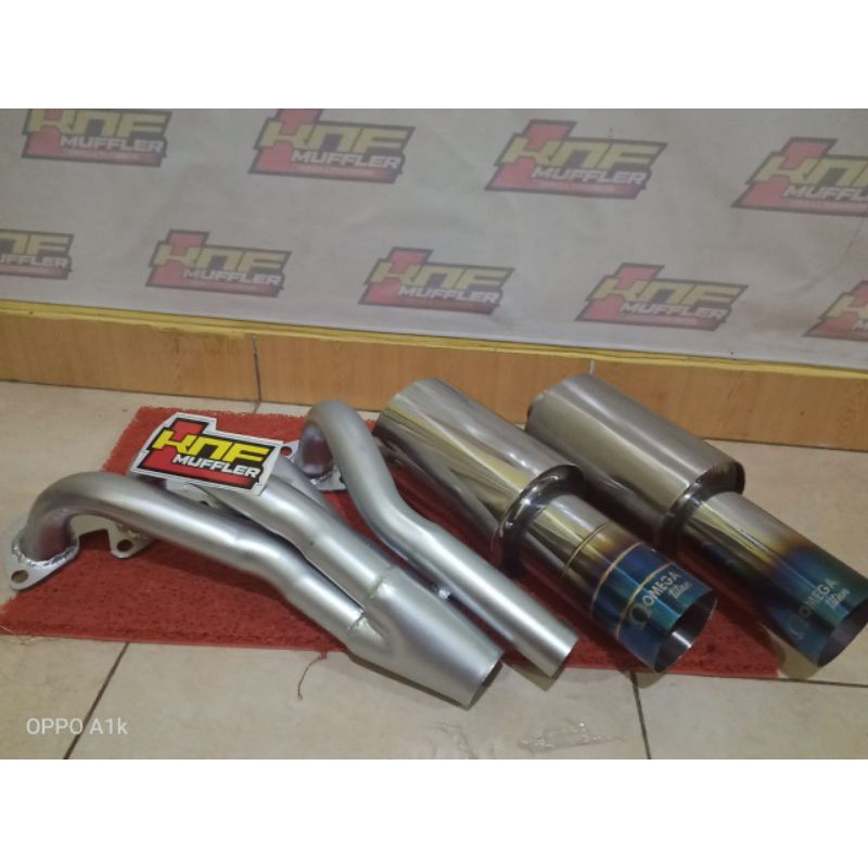 Satu set header tipe 432 mobil feroza suara stereo