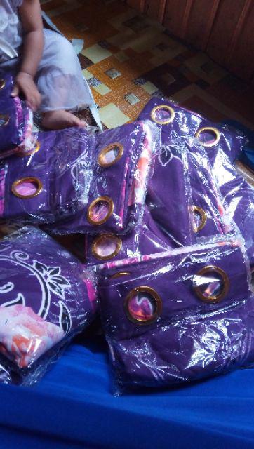 Gorden Black Rose Pink Smokering! Ukuran 115cm X 210cm / Gorden Grosir / Gorden / Tirai Jendela