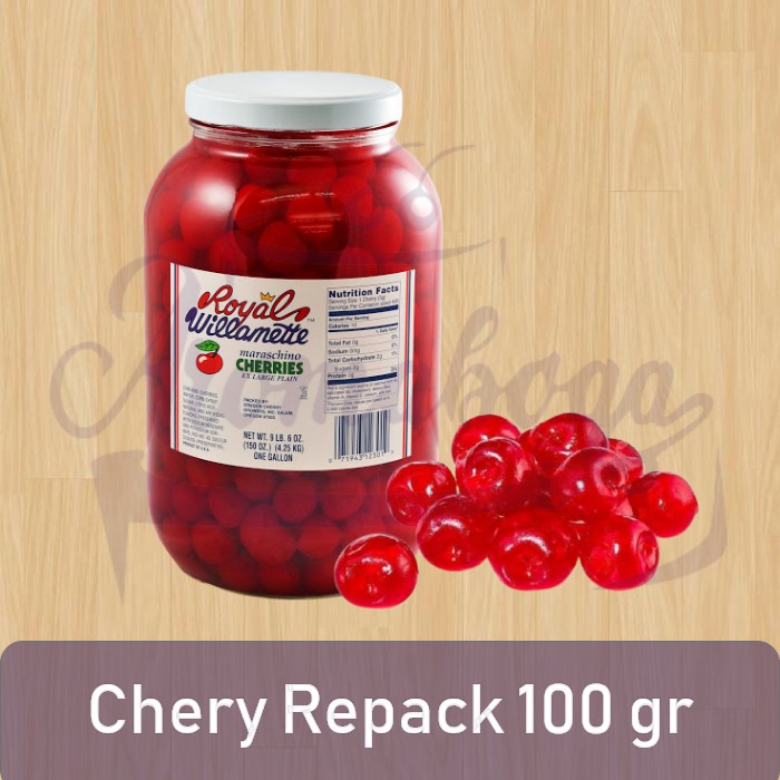

Cherry merah tangkai Royal Willamette | Ceri | Cheri | Chery 100 gr repack