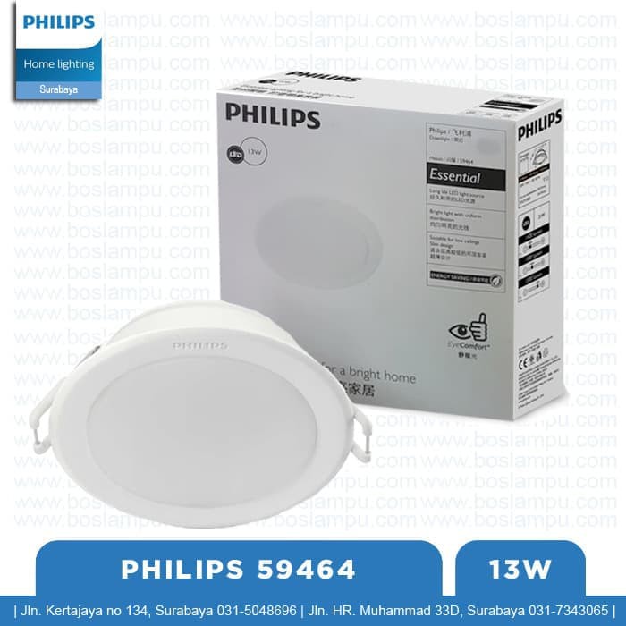 DOWNLIGHT LED PHILIPS 59464 MESON 4" 13 W - LAMPU PLAFON