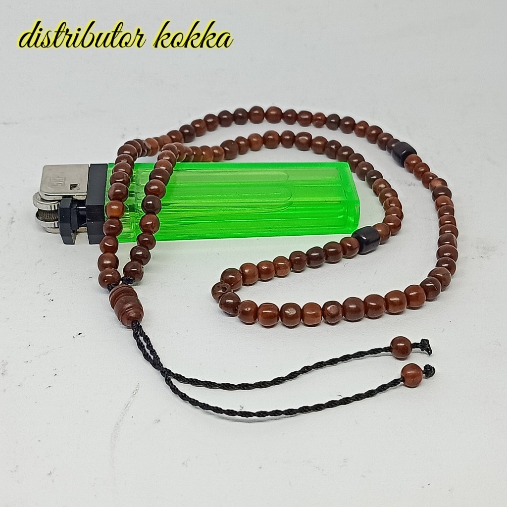 ( SUPER MURAH ) Kalung tasbih Kokka kaukah merica coklat