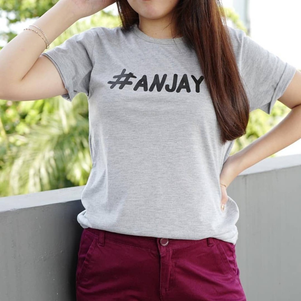 Kaos Anjay (Abu-Abu)