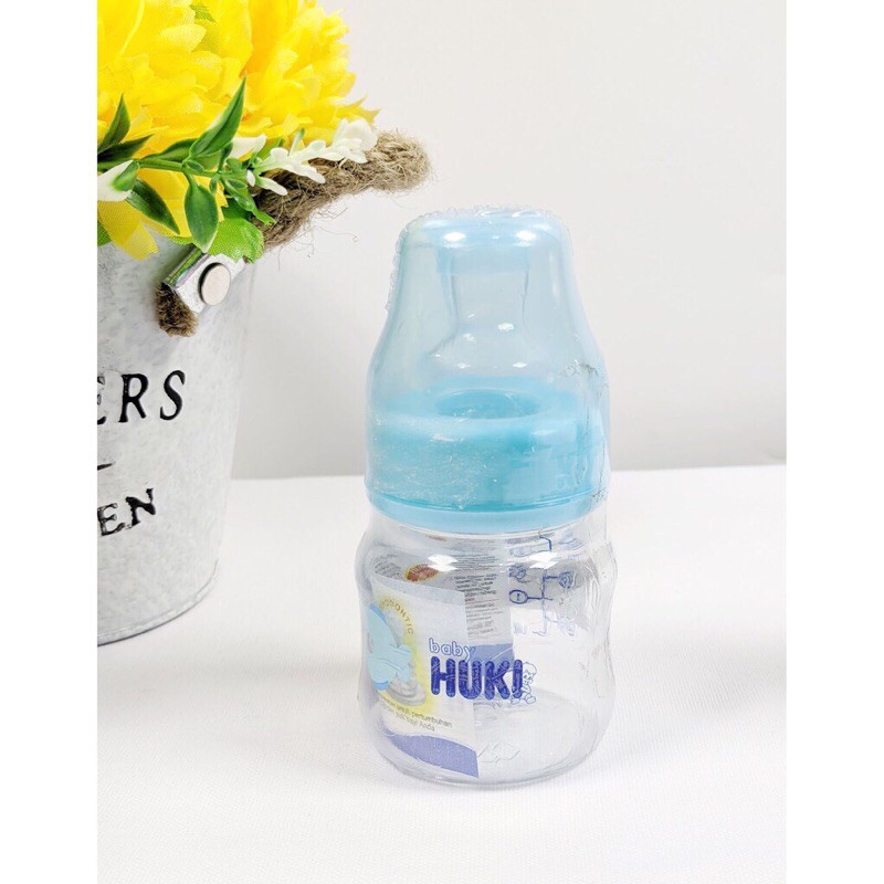 Botol Susu Bayi Huki Kecil 60ml/BOTOL SUSU BAYI Dot Gepeng MULTIFUNGSI BAHAN 100%ECO-FRIENDLY(RAMAH LINGKUNGAN)