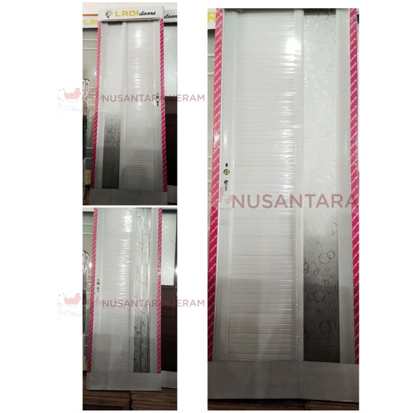 Pintu Kamar Mandi LRDI Aluminium 1/4 Series 0,4mm Uk 70x200