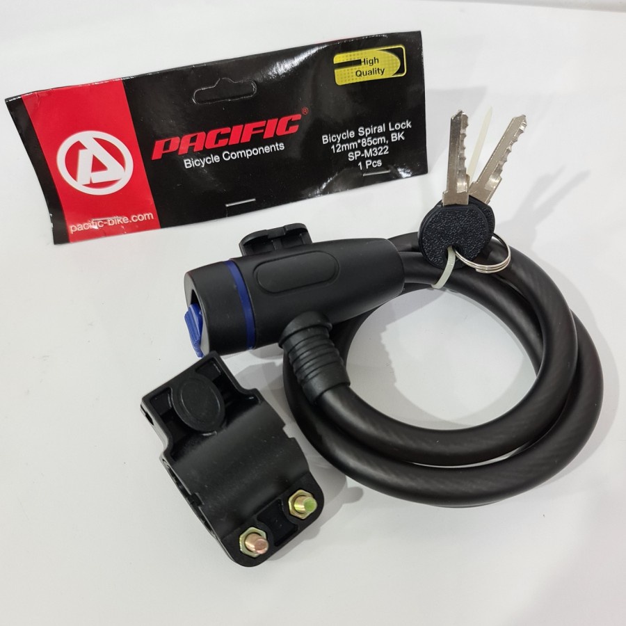 Kunci sepeda spiral pacific