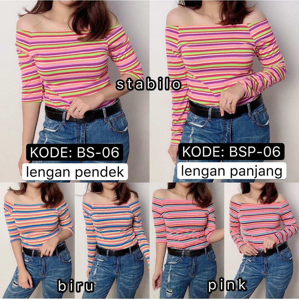 T-Shirt / Tumblr Tee / Kaos Wanita Lengan Panjang BTS Warna Hitam / Longsleeve