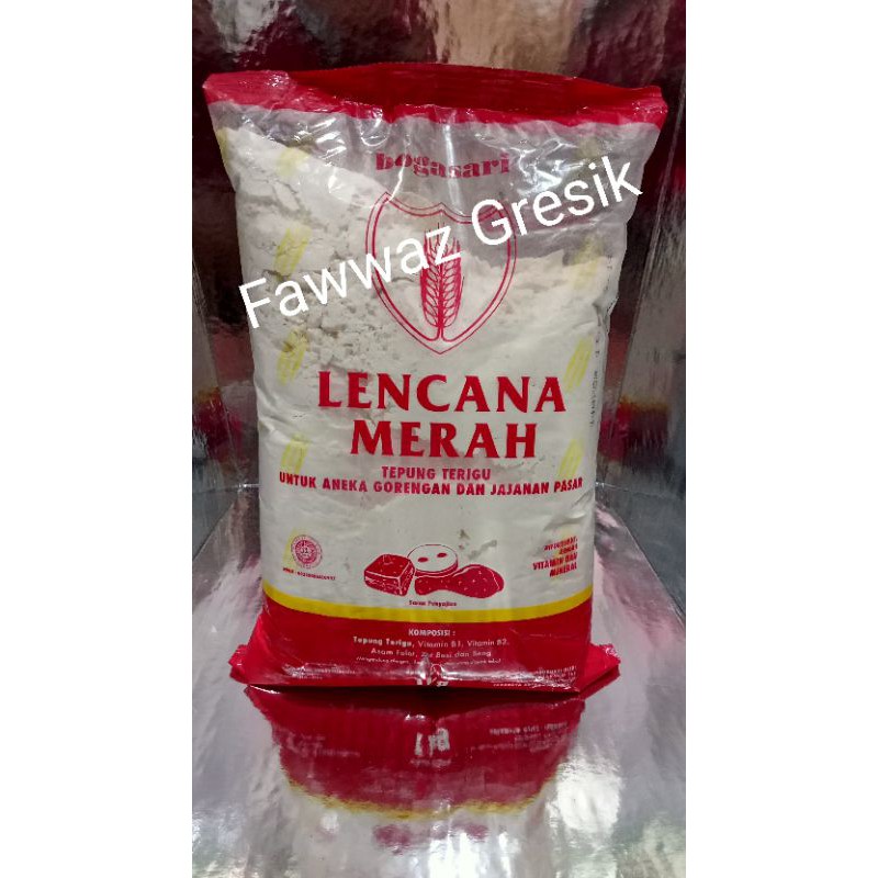 Tepung Terigu Lencana Merah 1kg Bogasari 1 kg