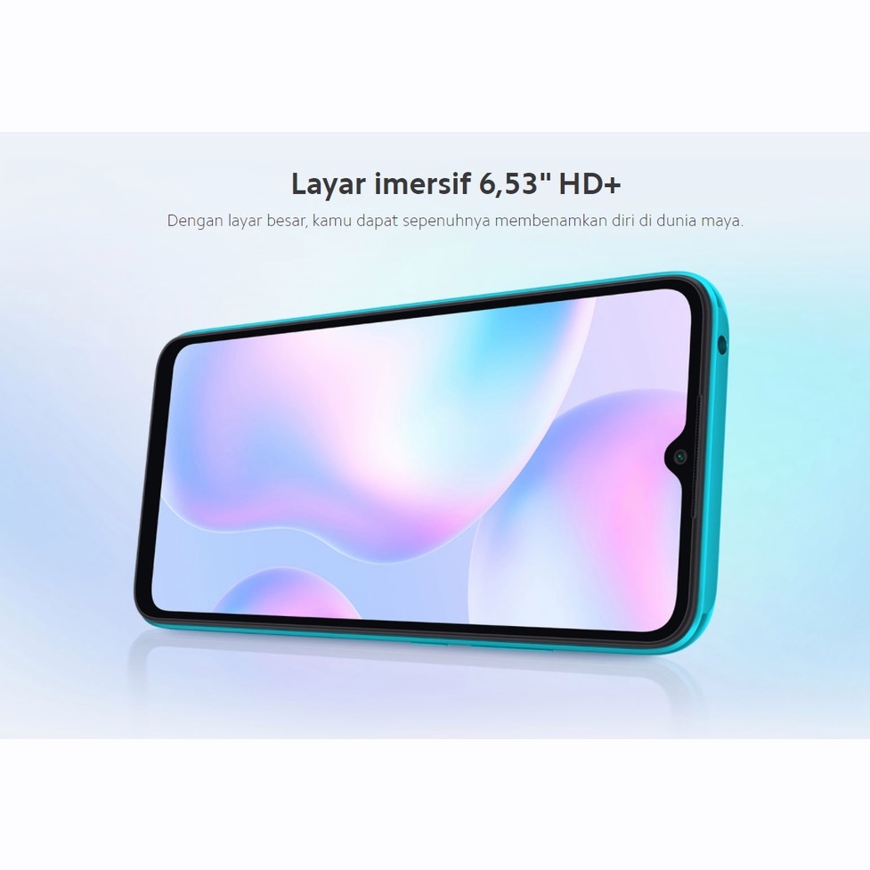 Xiaomi Redmi 9a RAM 4GB/128GB  Layar 6,52 Inci HP Baru Garansi 1 Tahun 4G LTE Smartphone