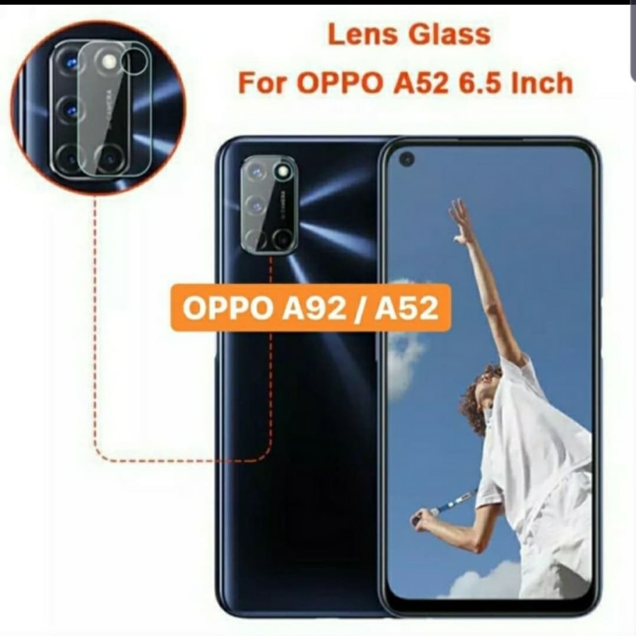 OPPO A92 A52 RENO 3 Tempered Glass Camera Anti Gores Kamera Bening