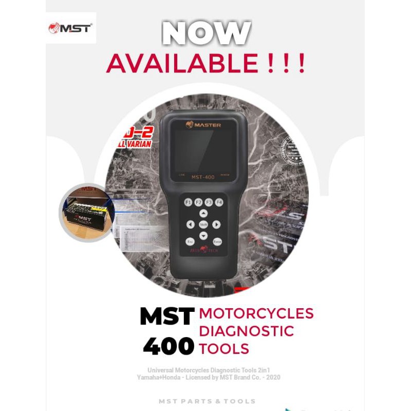 MST400 SCANNER MOTOR INJEKSI UNIVERSAL HONDA DAN YAMAHA