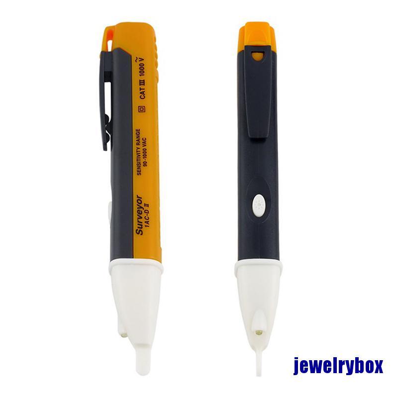 (Jewelrybox) Pen Detektor Sensor Tegangan Listrik Ac 90-1000v Non-Kontak