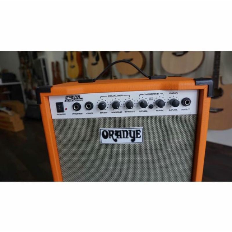 Ampli speaker ORANYE RAF 8 inch clean dan distorsi