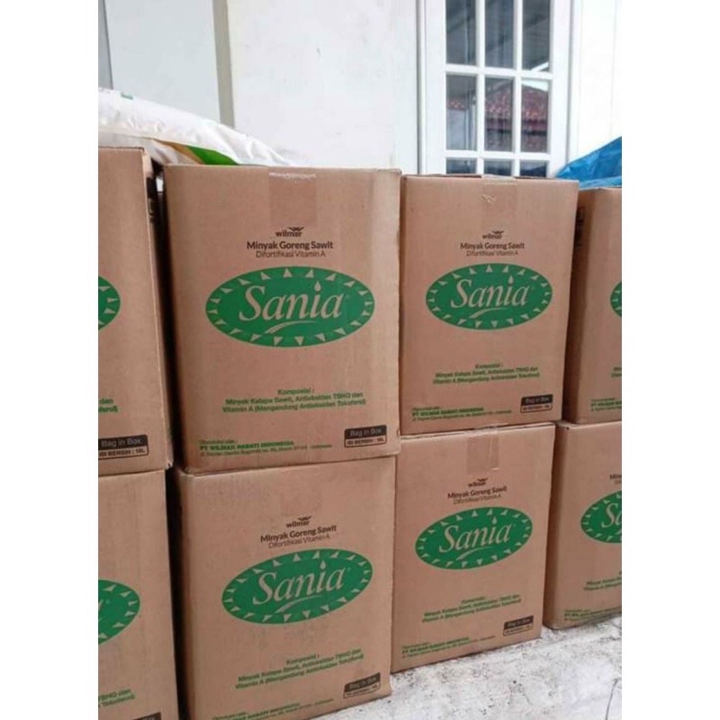 minyak goreng Sania 18 liter bib ( bag in box )