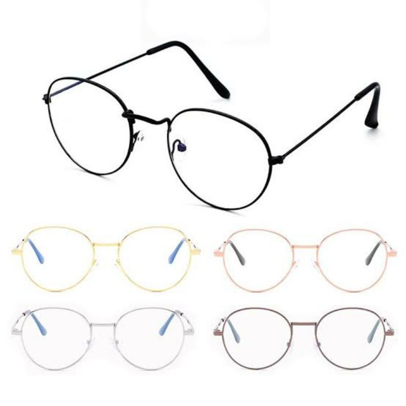 Kacamata retro korea/kacamata gaya/kacamata kekinian