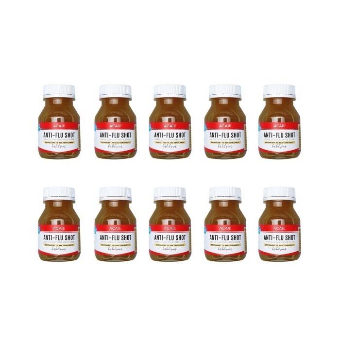 

TRADISIONALMINUMAN- ACAII TEA 10 ANTI-FLU SHOT PACKAGE (10X125ML) -MINUMAN-TRADISIONAL.