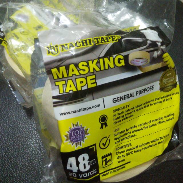

Lakban Kertas - Masking Tape Nachi 48 mm