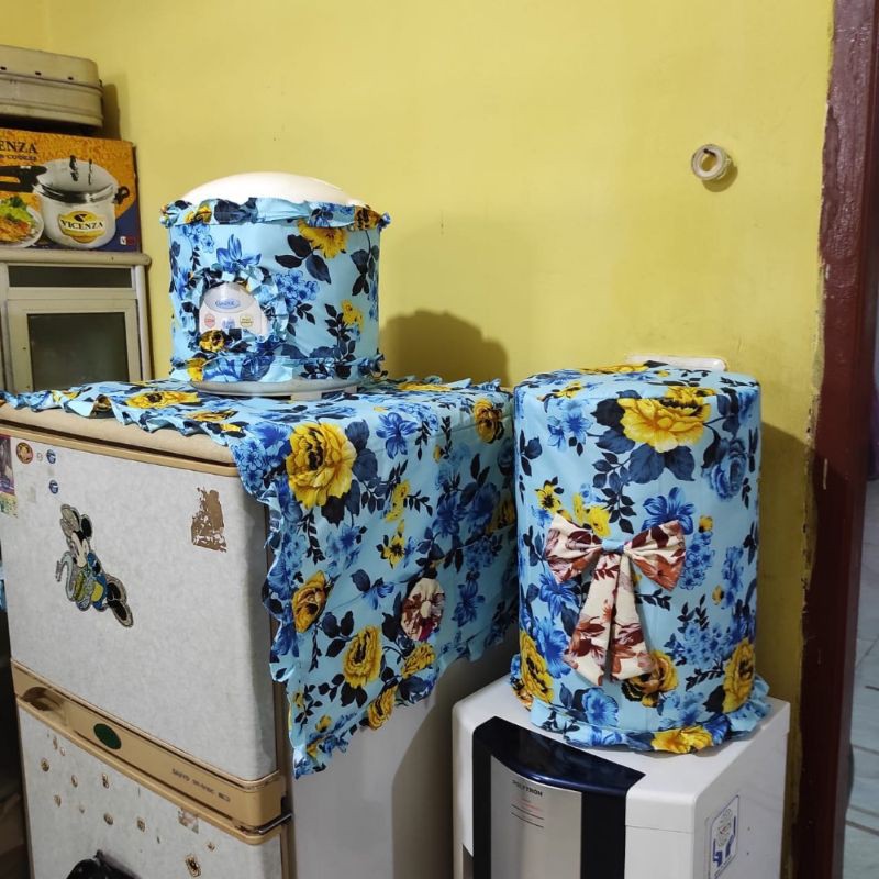 Sarung Galon Magic Com Taplak Kulkas GKM Set 3 in 1