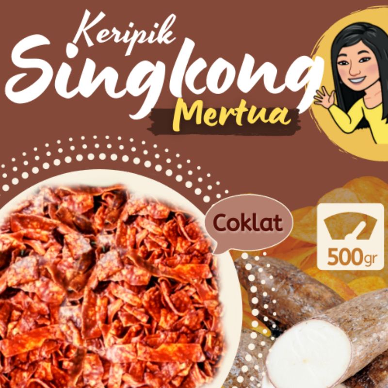 

keripik singkong coklat 1/2 kg