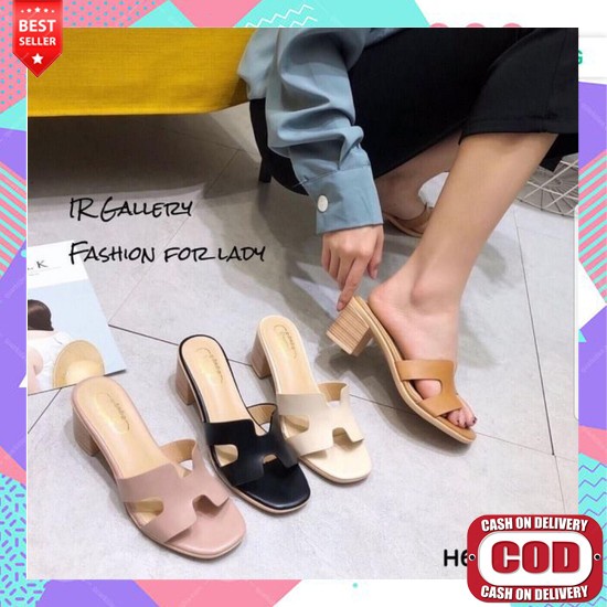 Hak Heels Wanita Import Kekinian F 13 Hig 7Cm Terbaru Sandal Hels Ha S Sepatu Heels Hak Tahu Ml22 -
