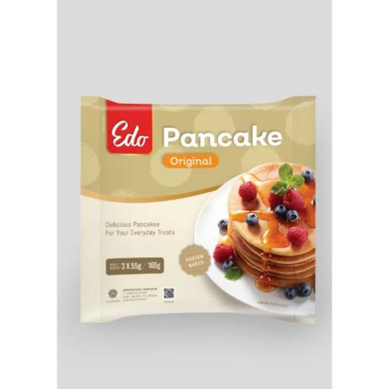 

edo pancake original panekuk instan siap saji 165gr