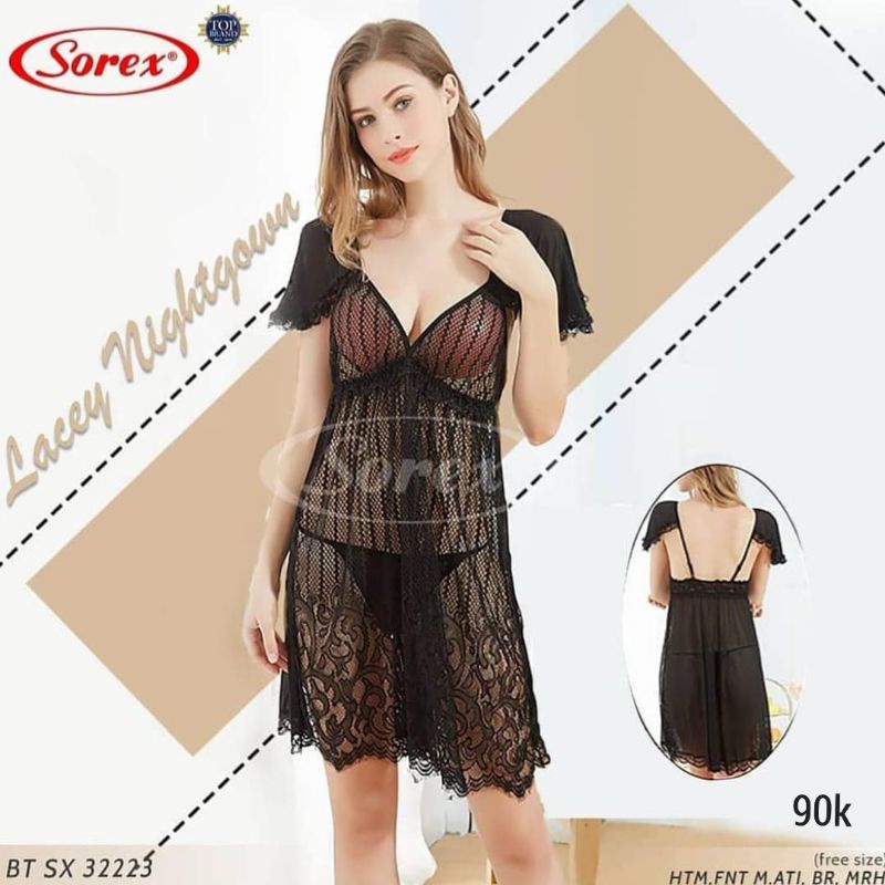 Lingerie Sorex Motif Jaring Sexy BT SX 32223