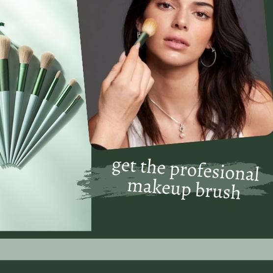 ☻ FEALI 13 Pcs Brush Make Up Profesional Brush Make Up Set Kuas Make Up ❀
