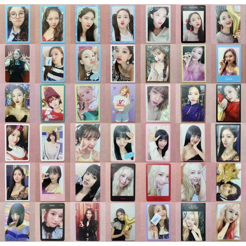 Twice Nayeon Jeongyeon Momo Sana Official Photocard - Eyes Wide Open More & Feel Special Fancy You Y