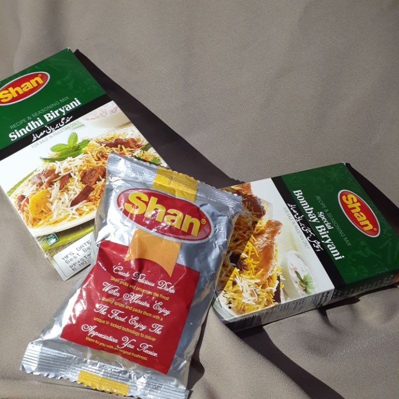 

BUMBU NASI BRYANI SHAN KHAS INDIA NETO :60gr