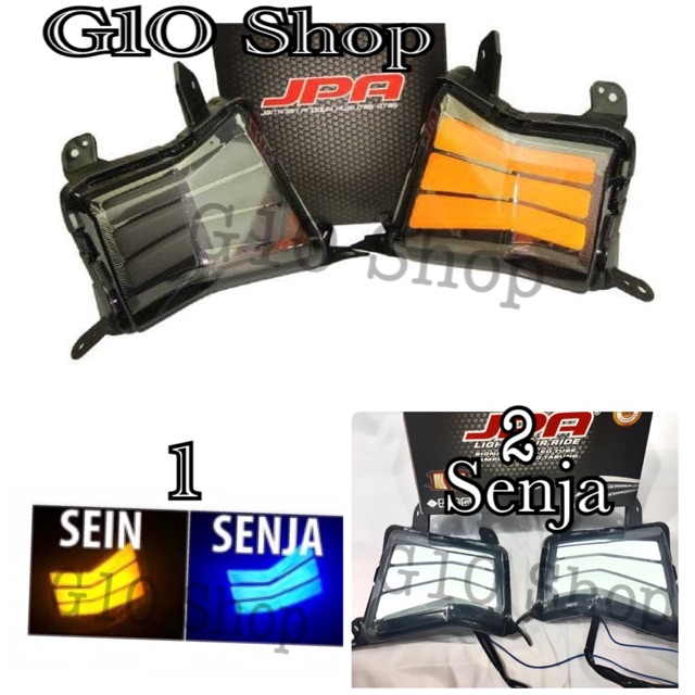 Lampu Sein LED JPA Depan Nmax New Model 2018 With DRL LED Tube