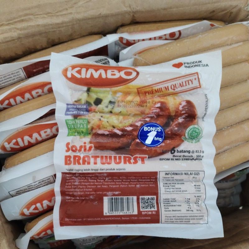 

kimbo sosis bratwurst jumbo isi 6+1