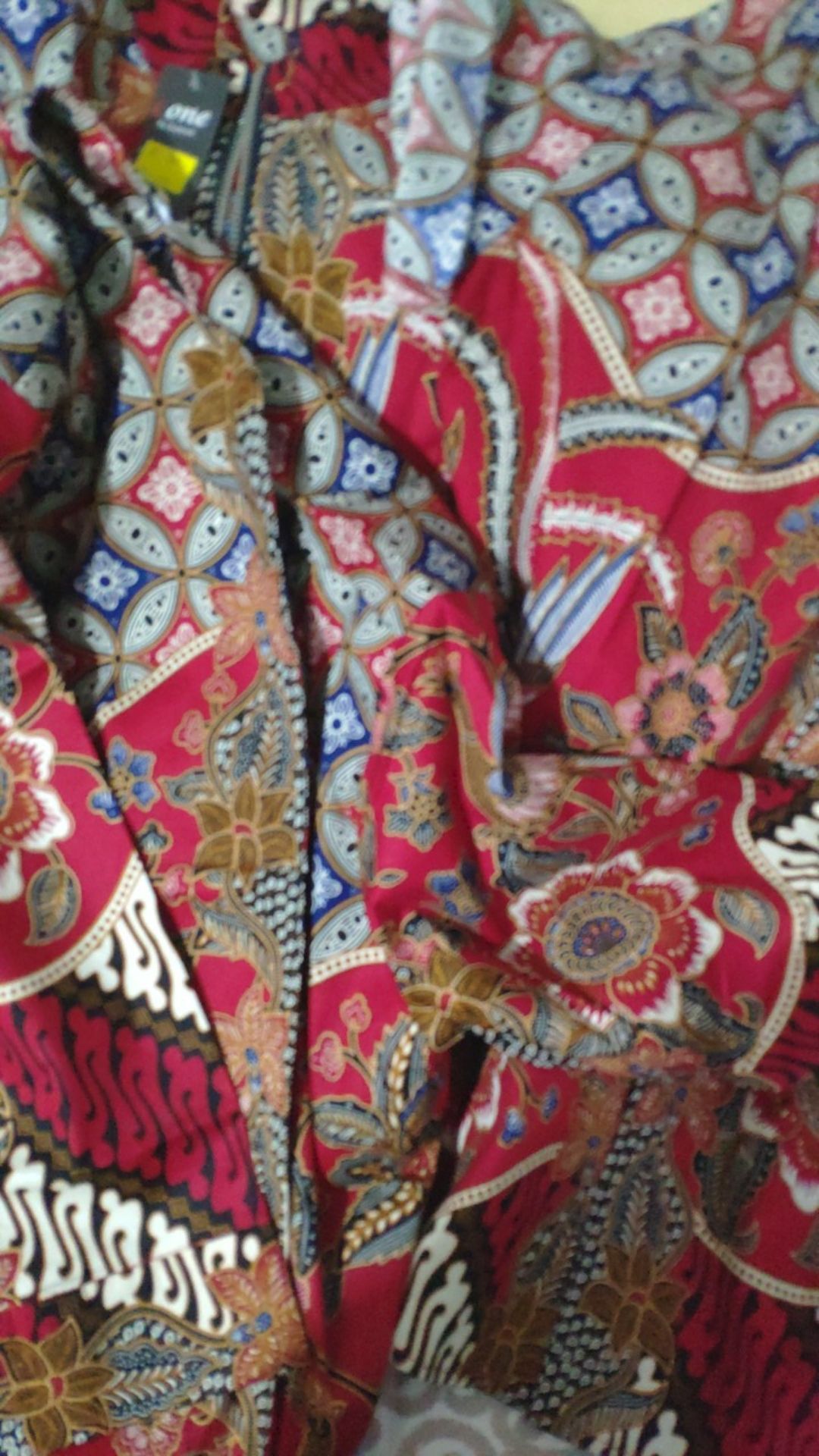 Batik Couple Set Abo-n Edisi Merah Bahan Katun Stretch