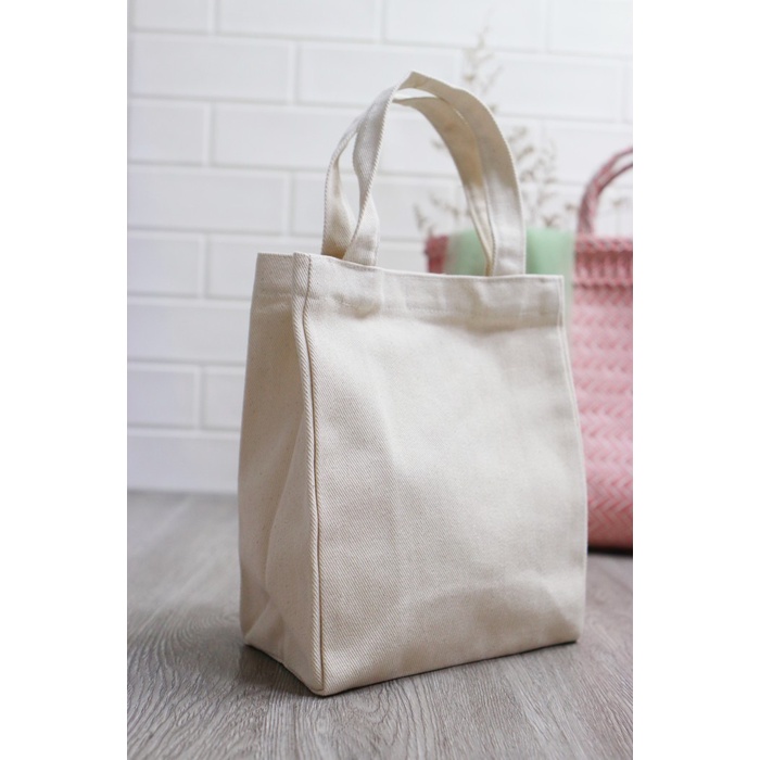

NEW Tas Natural Kanvas / Tas Hampers / Tas Packaging Korean Stlye - S
