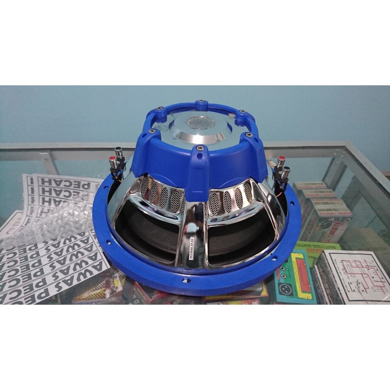 Speaker Subwoofer EMBASSY 1000w Super Bass EY-128 BLUE