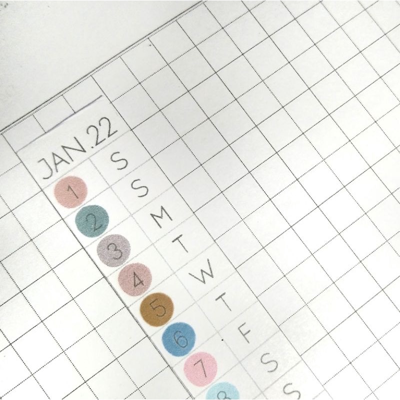 

2022 kalender sticker journal
