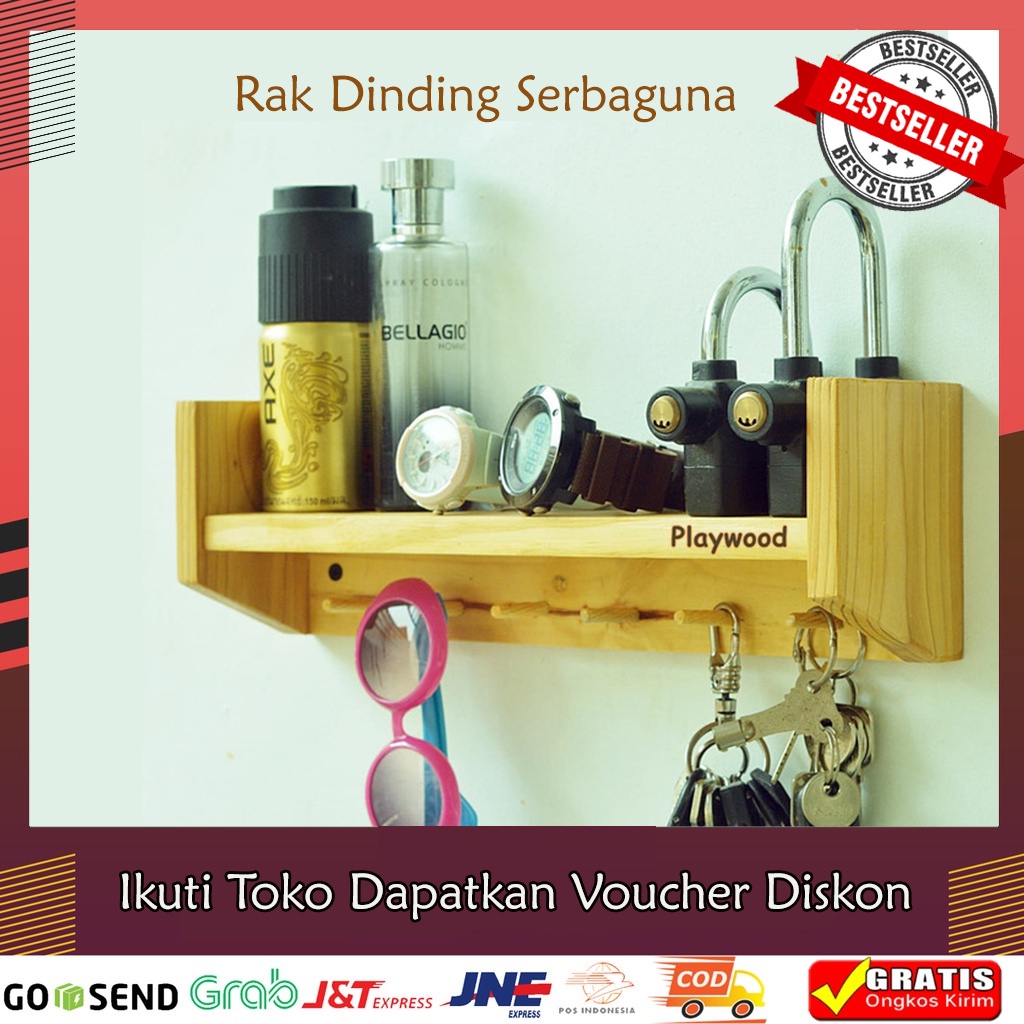 Rak Bumbu Kayu Jati Belanda