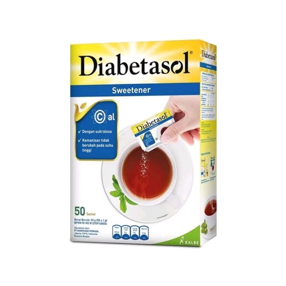 

Diabetasol No Calorie Sweetener 50G