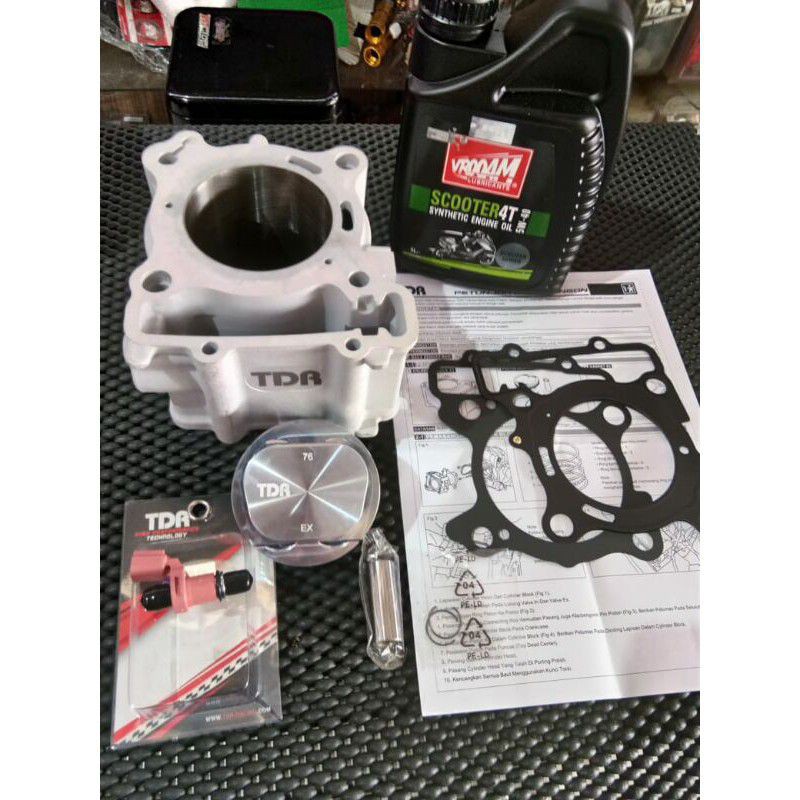 CYLINDER BLOK TDR RACING YAMAHA XMAX 250 BORE UP 300 CC