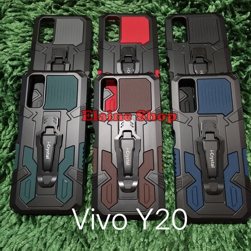 VIVO Y15s 2021 Y20 Y51 2020 Case iron Transformer Armor casing cover Y20 2020 Case Robot Standing Y5