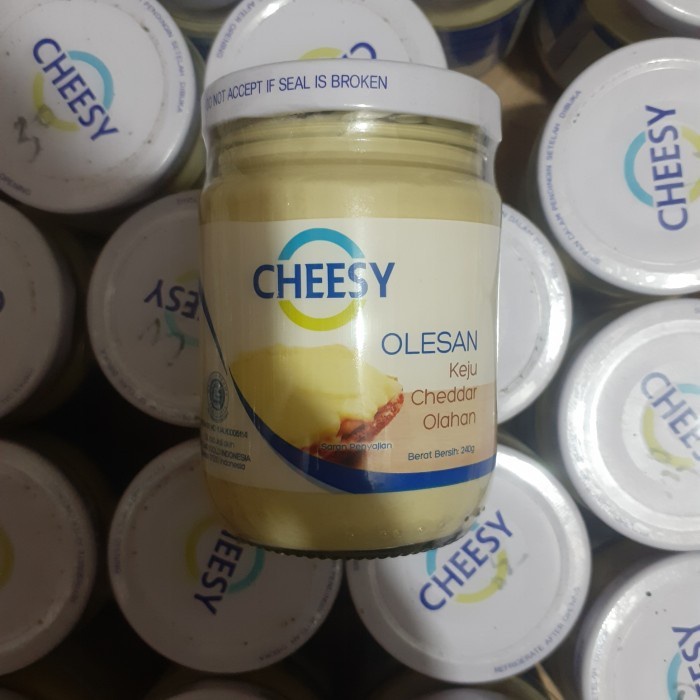 

CHEESY Processed Cheddar Cheese Spread 240g (Selai Keju)