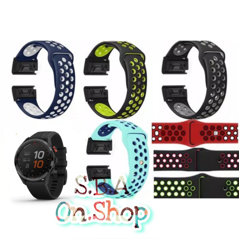 Strap Model Nike Sport Quick Fit Easy Watch Band Tali Jam Garmin Approach S60 S62 S70 47mm Acc Smart