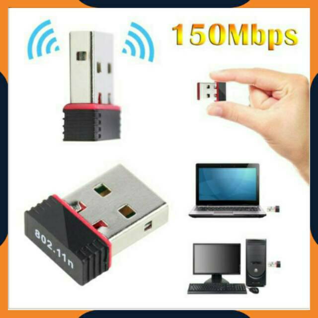 [COD] USB WiFi KOMPUTER WIRELESS ADAPTER NETWORK USB WIFI DONGEL ROUTER WIRELESS 150MBPS / KONEKTOR WIFI
