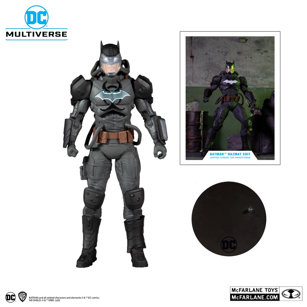 Figure Mcfarlane DC Batman Hazmat Suit Justice League the Amazo Virus