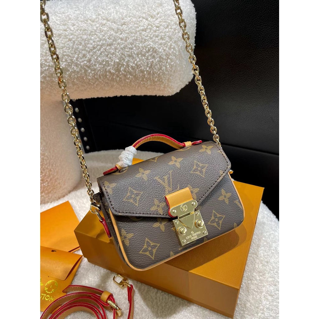 LV/Louis Vuitton Micro Metis Mini Chain Messenger Bag