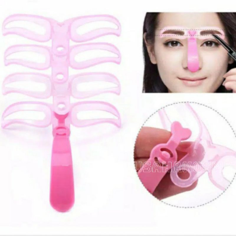 PROMO HOT CETAKAN ALIS GAGANG ISI 4 SET GAGANG ALIS  BROW CLASS ORIGINAL