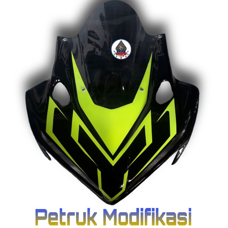 Cover Headlamp Topeng Kedok Visor V4 Buat CBR150R Facelift K45G