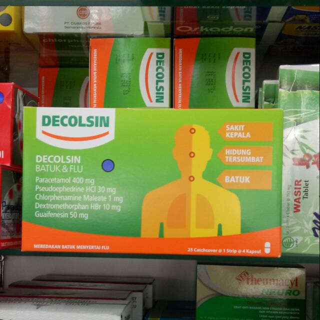 DECOLSIN kapsul box 25 strip