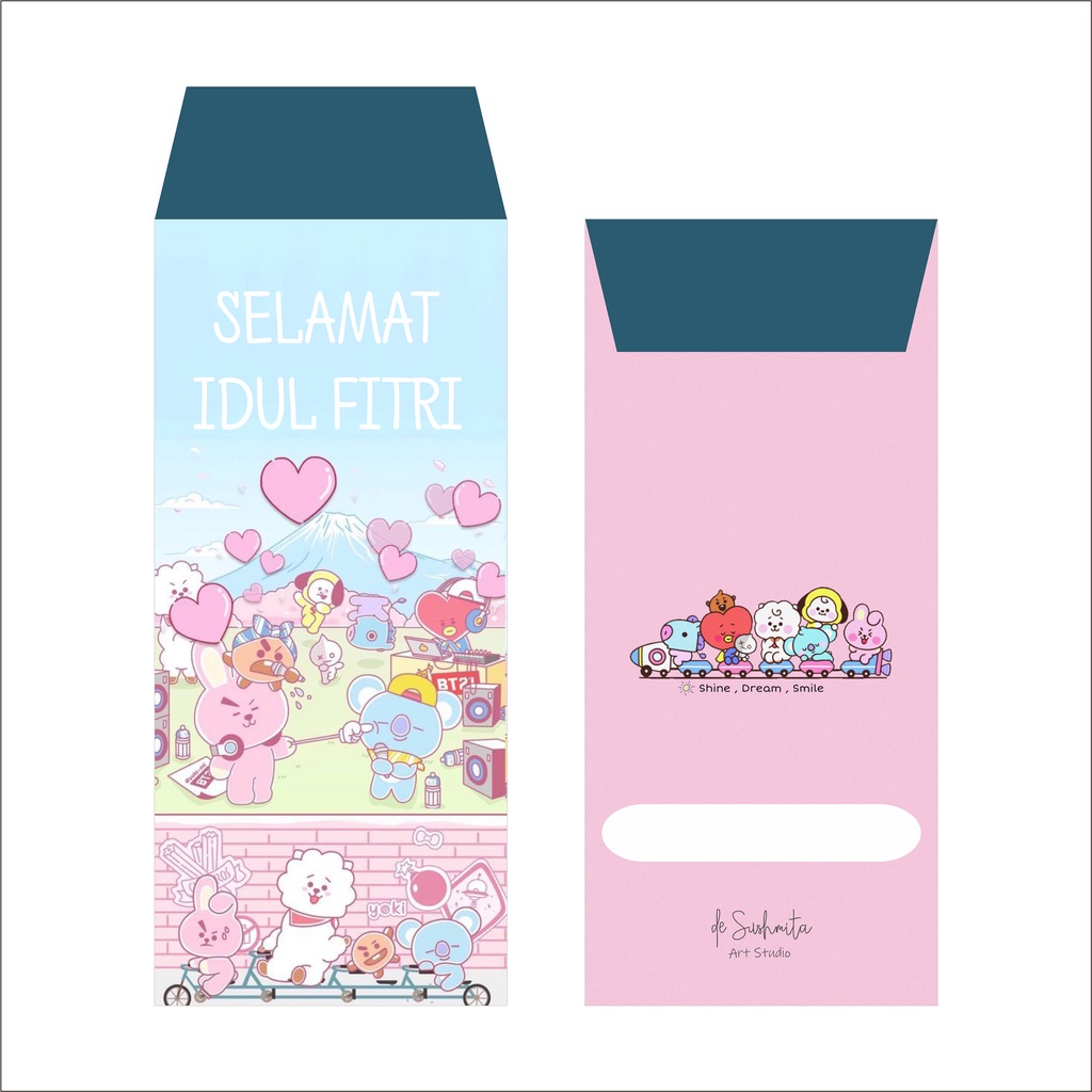 

AMPLOP LEBARAN EDISI BTS (LIMITED EDITION BT21)
