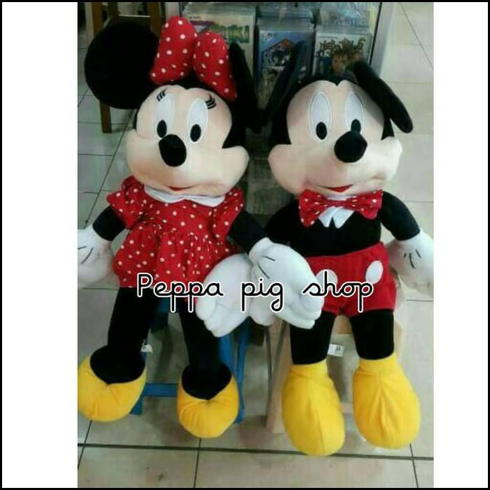 Boneka Micky Mouse / Minnie Mouse Jumbo