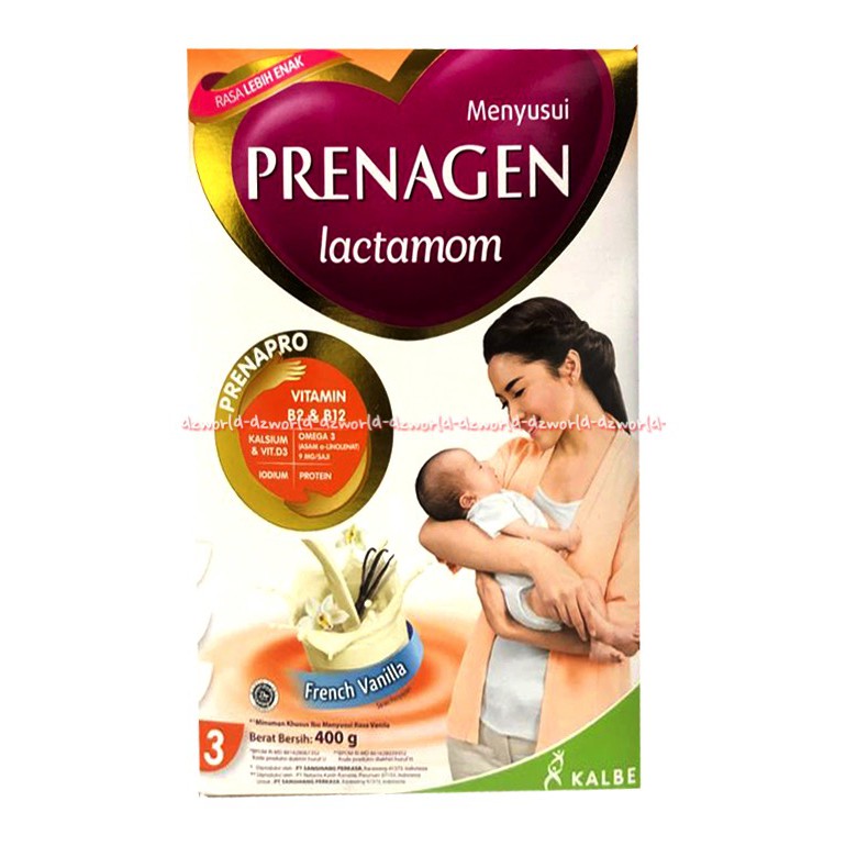 Prenagen Lactamom 400gr Susu Prenagen Ibu Menyusui Rasa Vanilla Untuk Mendukung Petumbuhan Bayi Minuman Konsumsi Untuk Susu Ibu Menyusui Prenagent Mother's Drink Lakto Mom Lacto Mom