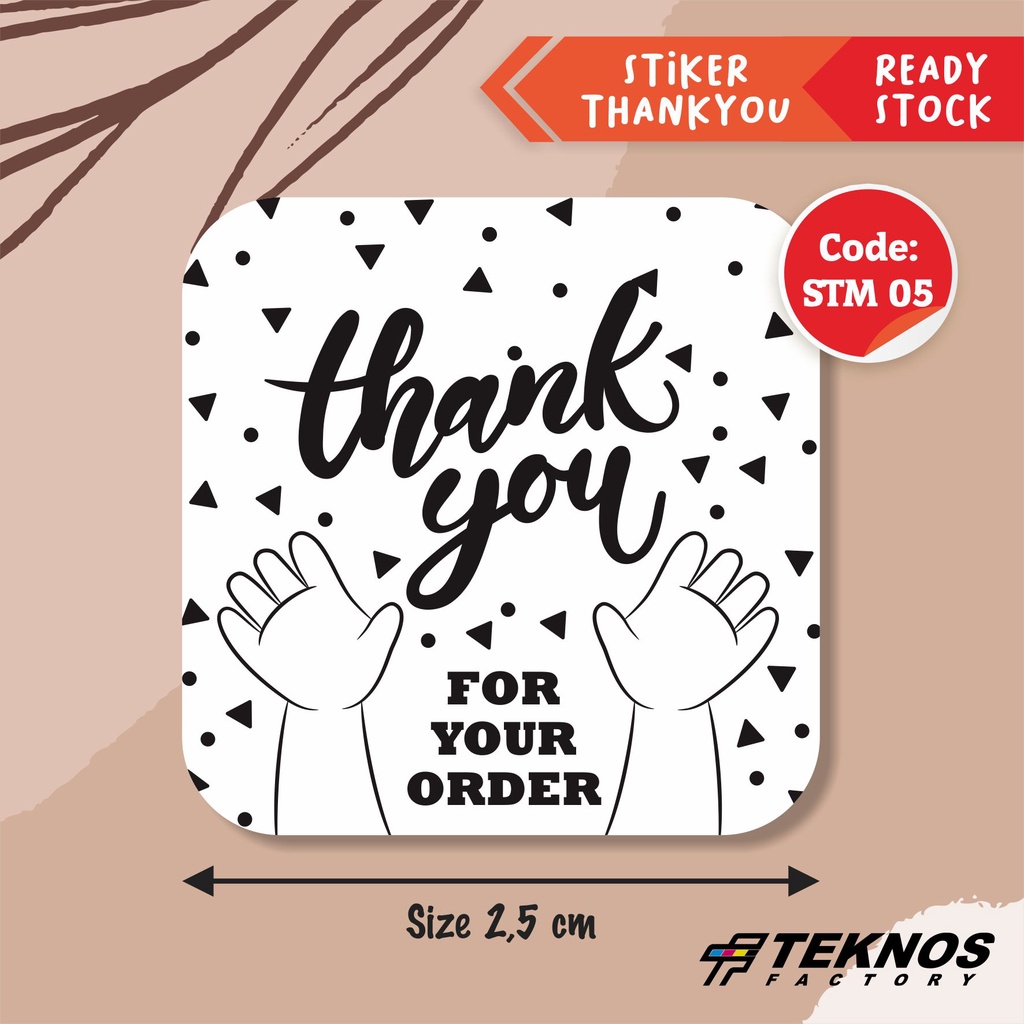 

STIKER THANK YOU BONTAK CHROMO KOTAK ROUND STM 05 [30 PCS]
